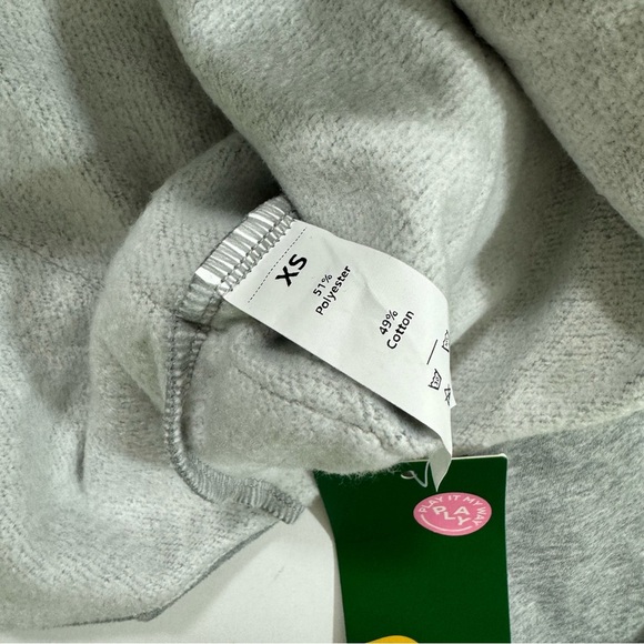 New Halara Crop Hoodie Sweatshirt Grey - Picture 3 of 5